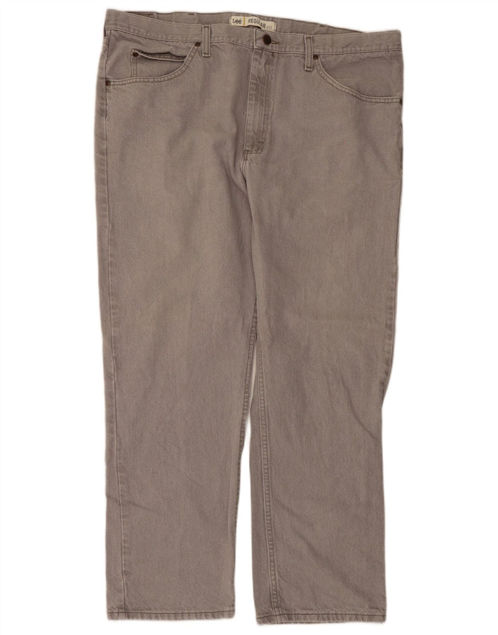 Lee Herren-Jeans mit normaler Passform, gerade Passform, W42, L30, graue Baumwolle