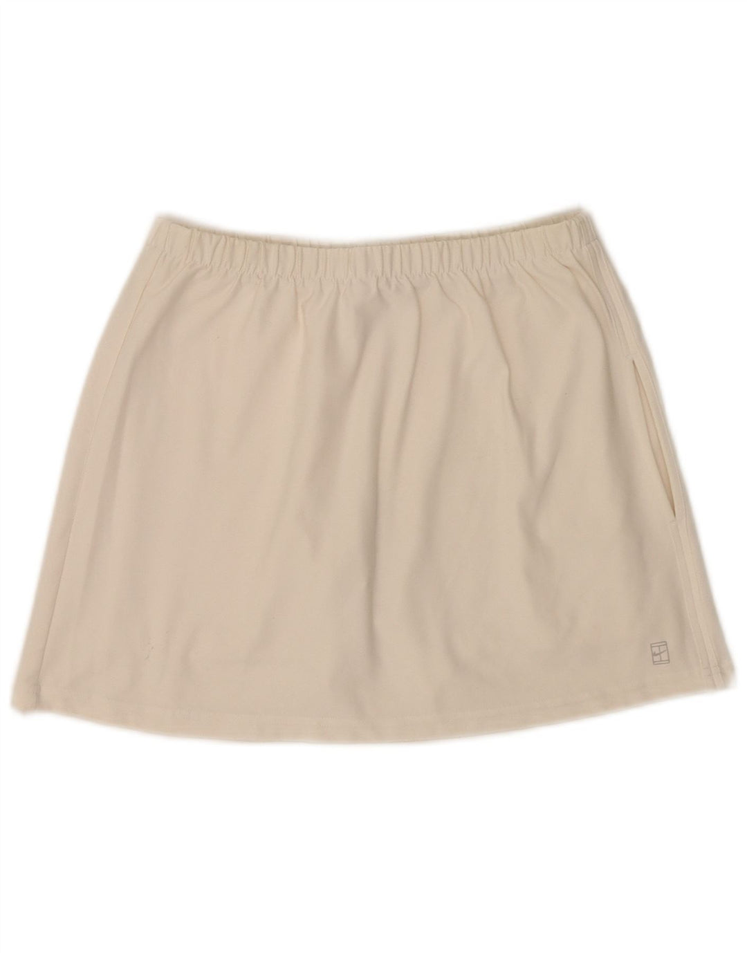 Nike Damen Skort UK 8/10 Small Off White Polyester