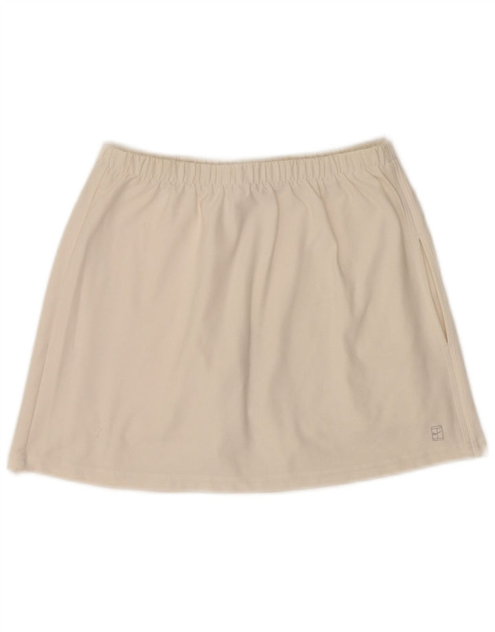 Nike Damen Skort UK 8/10 Small Off White Polyester