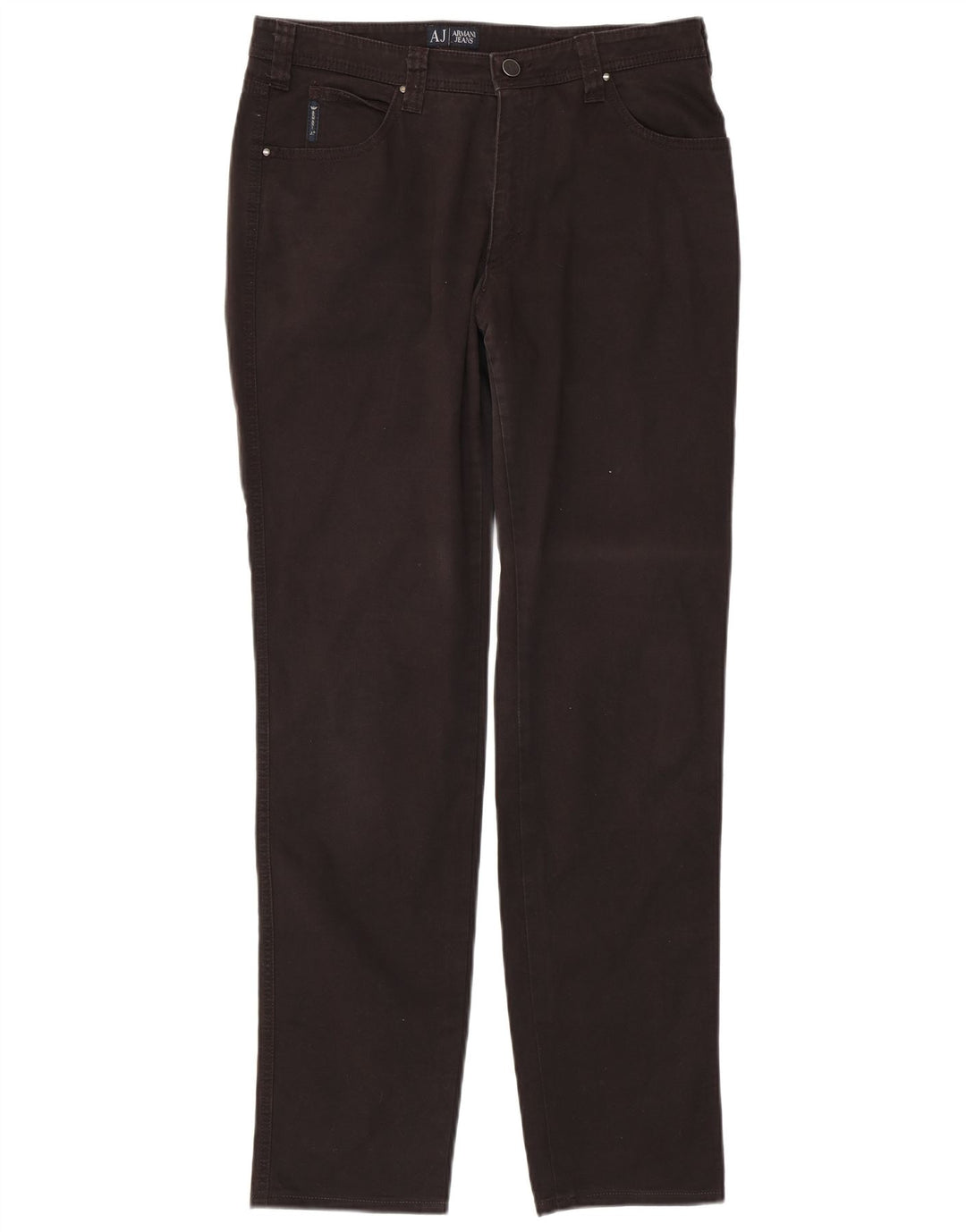 Armani Herren Slim Jeans W33 L33 Schwarze Baumwolle