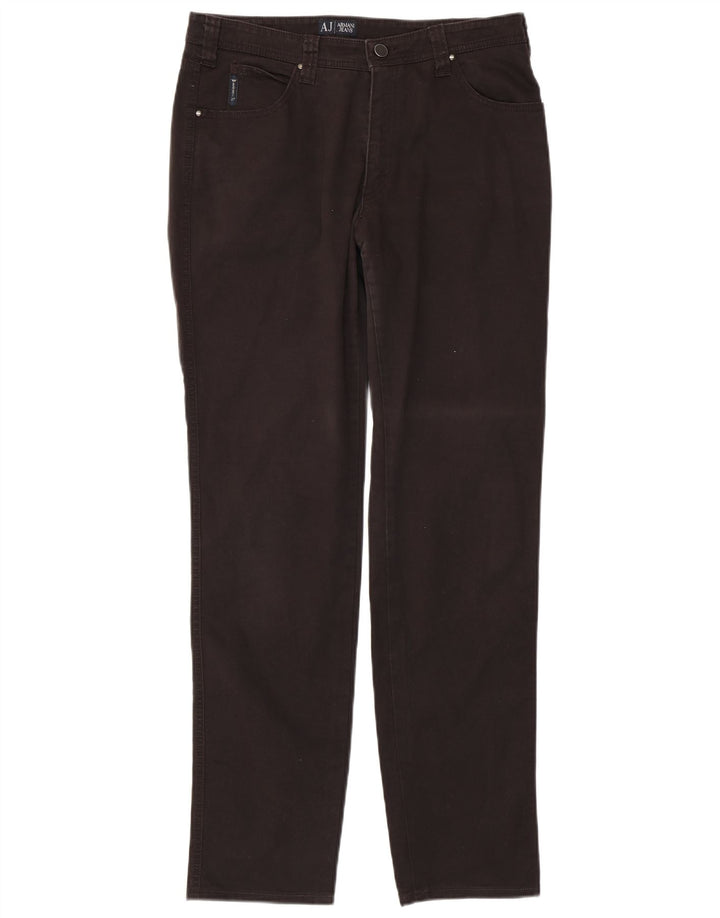 Armani Herren Slim Jeans W33 L33 Schwarze Baumwolle