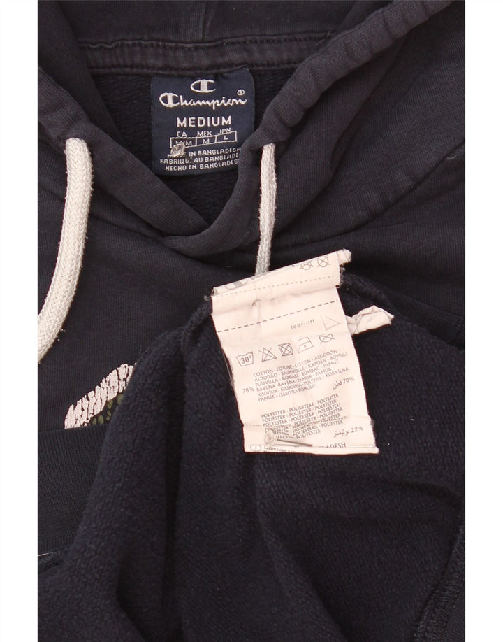 Champion Herren-Kapuzenpullover mit Grafik, mittelmarineblaue Baumwolle