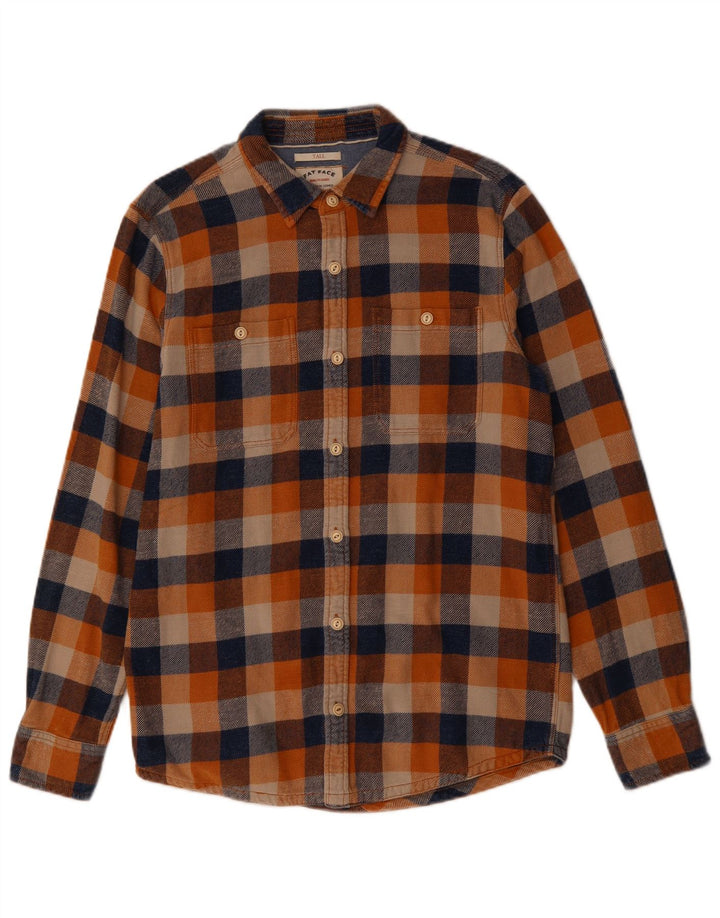 FAT FACE Herren-Flanellhemd, mittelgroß, mehrfarbig, kariert, Baumwolle