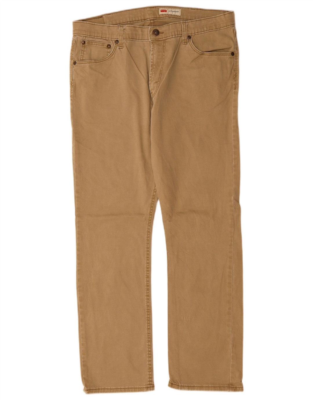 WRANGLER Herren Slim Straight Freizeithose W36 L29 Beige