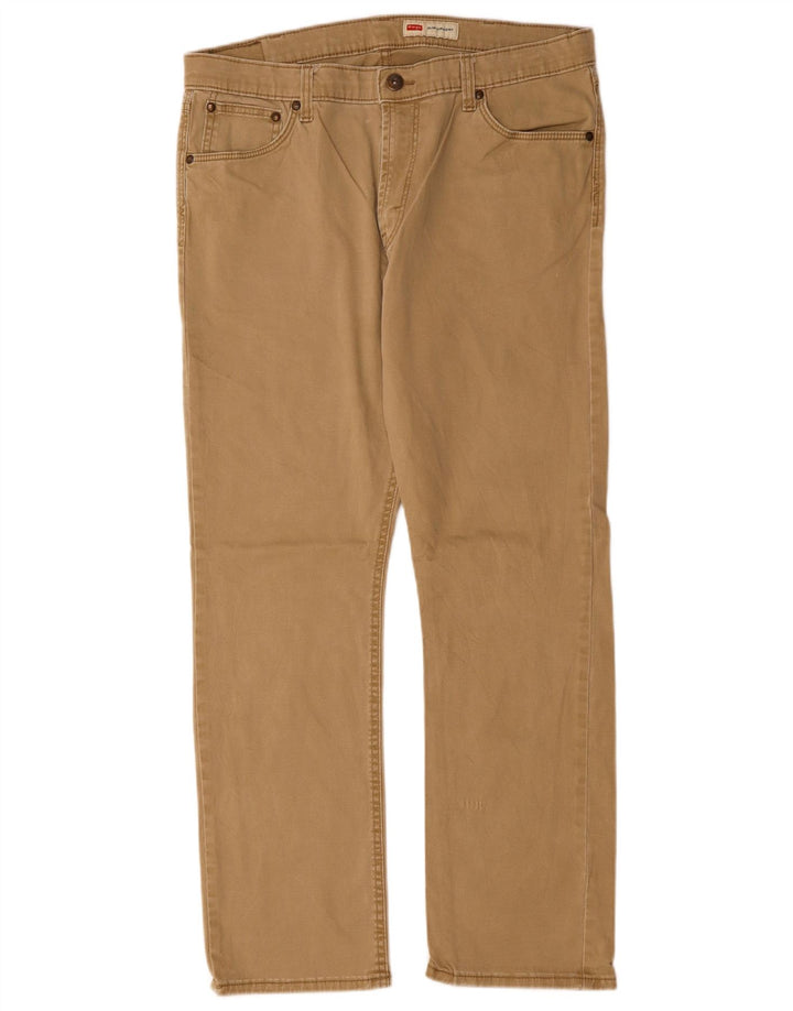 WRANGLER Herren Slim Straight Freizeithose W36 L29 Beige