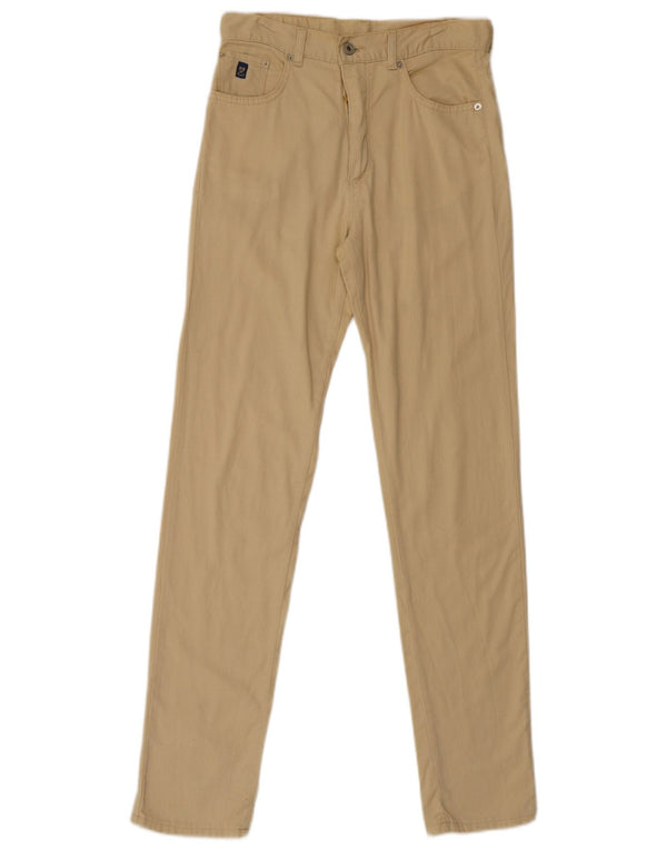 Wampum Damen High Waist Skinny Freizeithose IT 46 Large W30 L32 Beige