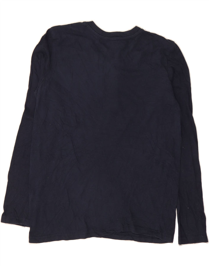 LEE Boys Top Long Sleeve 15-16 Years XL Navy Blue Cotton Vintage Lee and Second-Hand Lee from Messina Hembry 