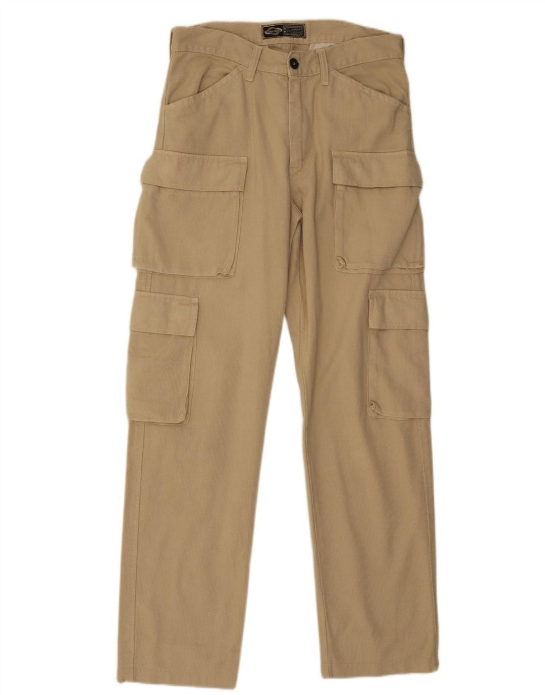Take Two Herren-Cargohose, gerade, W32, L31, Beige, Baumwolle