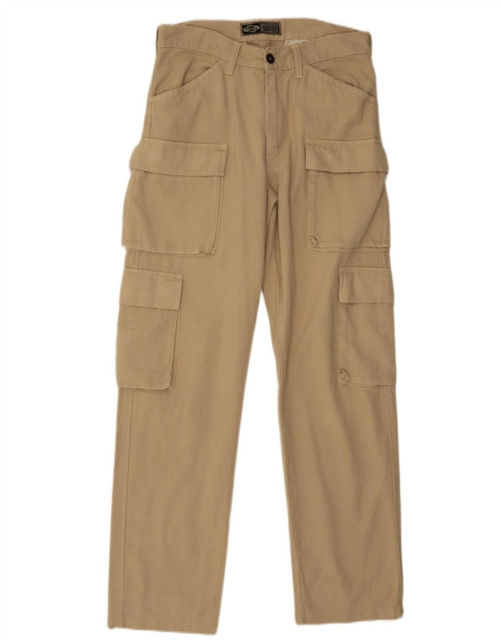Take Two Herren-Cargohose, gerade, W32, L31, Beige, Baumwolle