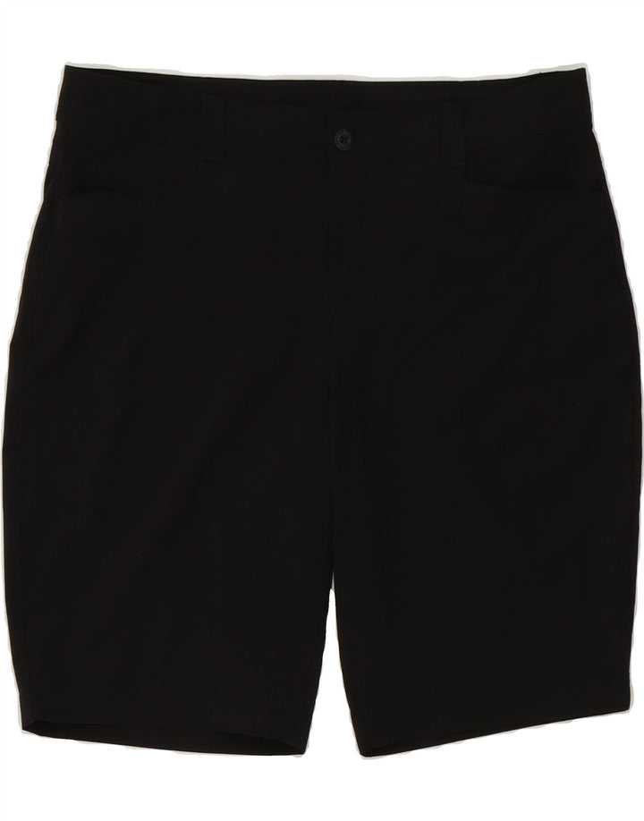 EDDIE BAUER Damen Chinoshorts US 12 Large W34 Schwarz Polyester