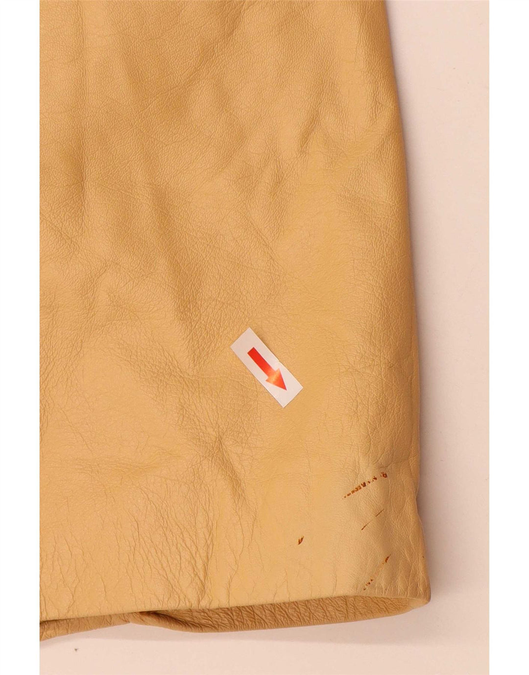 Carmen Damen Ledermantel UK 12 Mittelgelbes Leder
