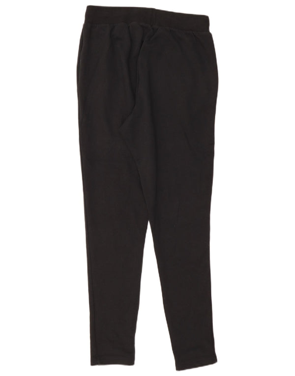 Adidas Damen Trainingshose UK 8 Small Schwarz Baumwolle