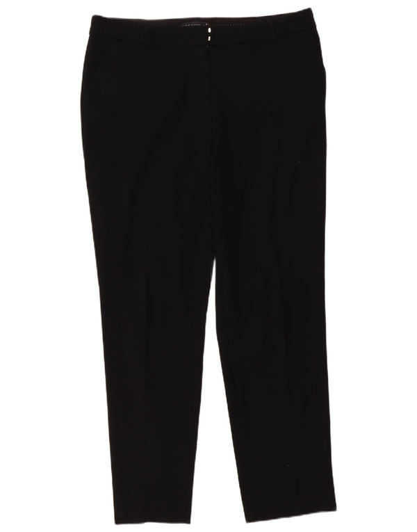 Marks & Spencer Damen Tapered Freizeithose UK 16 Large W36 L30 Schwarz