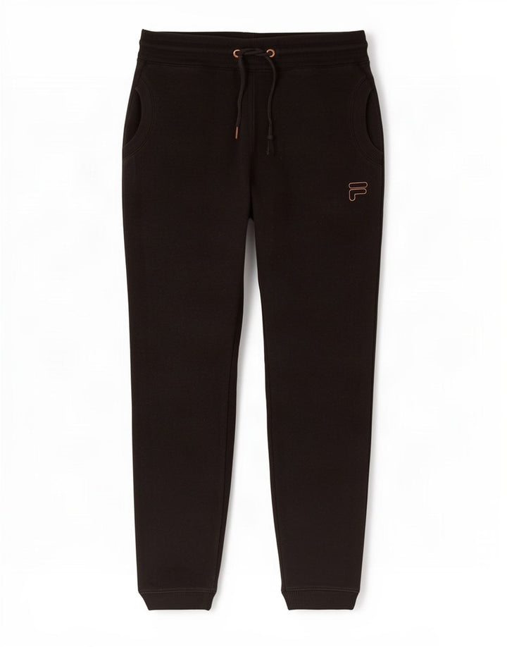 Fila Herren-Trainingshose, Jogginghose, Größe S, Schwarz, Polyester