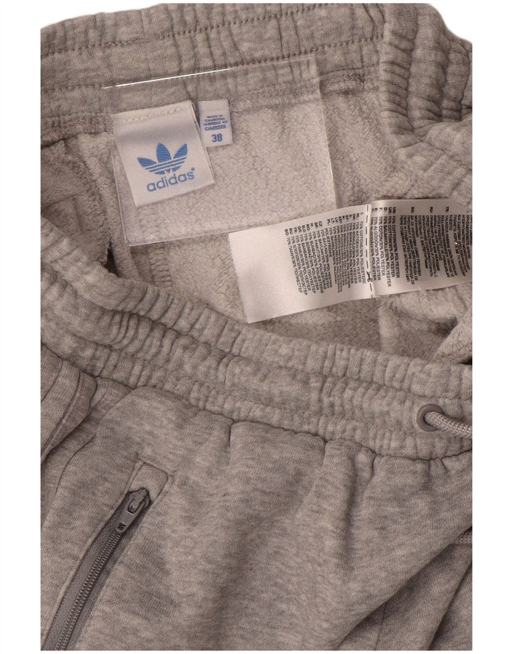 Adidas Damen Trainingshose Jogger EU 38 Mittelgraue Baumwolle