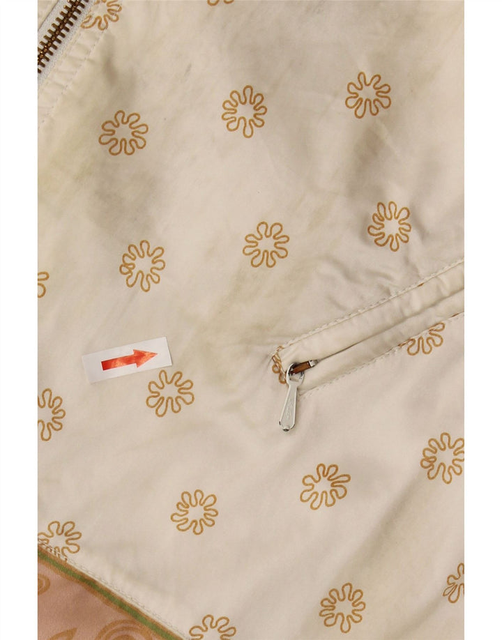 HEAD Damen Bomberjacke UK 20 2XL Weiß geblümt