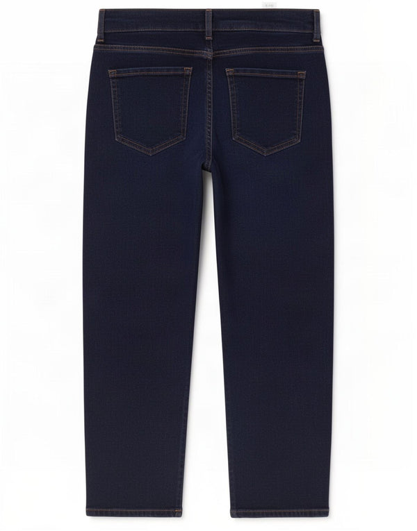 Marks & Spencer Damen Straight Jeans UK 12 Medium W30 L25 Marineblau
