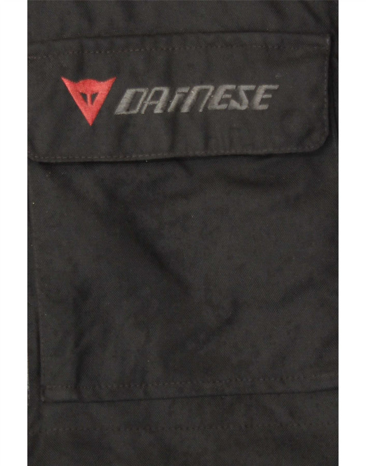 Dainese Herren Moto Racer Bomberjacke, Größe 50, mittelschwarz, Farbblock