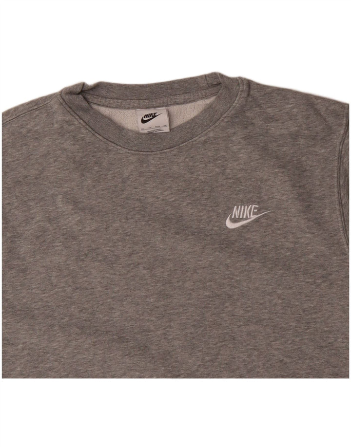 NIKE Mens Sweatshirt Jumper XS Grey Cotton