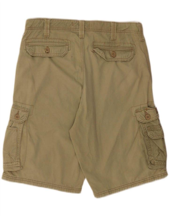 LEE Mens Wyoming Cargo Shorts W34 Large  Khaki Cotton