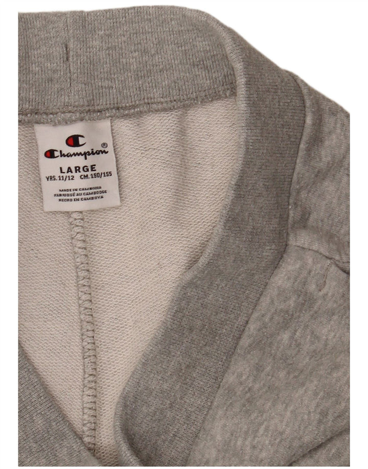 CHAMPION Grafik-Sportshorts für Jungen, 11–12 Jahre, Größe L, Grau