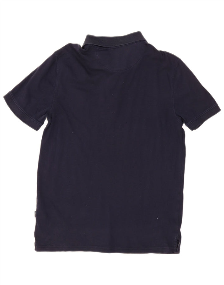 Calvin Klein Herren-Poloshirt, klein, marineblau, Baumwolle