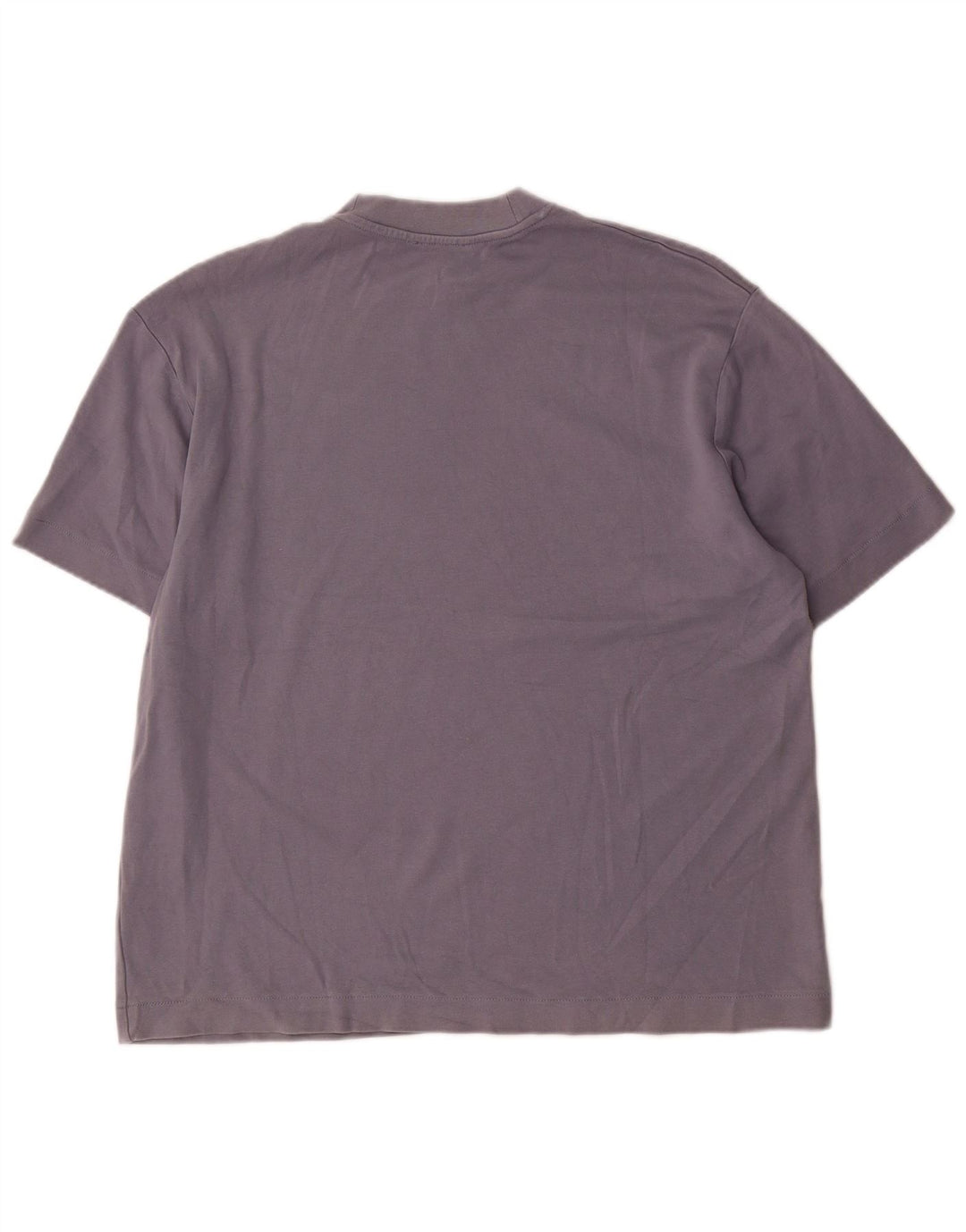 Zara Herren T-Shirt Top mittelblaue Baumwolle