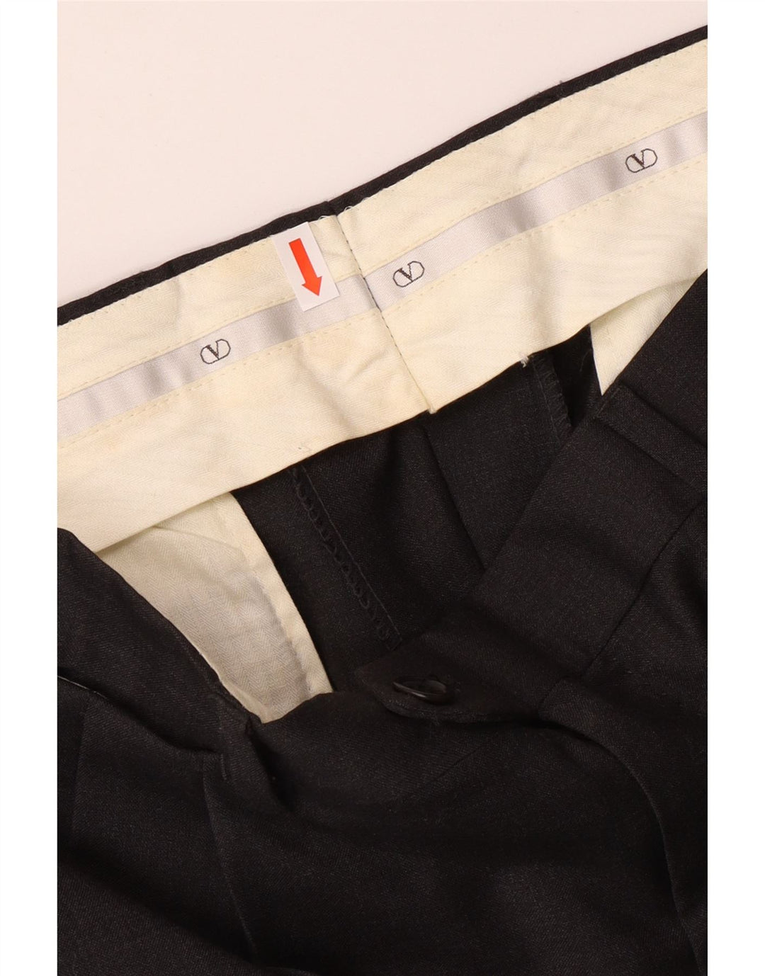 VALENTINO Herren zweireihiger 2-teiliger Anzug IT 50 Large W34 L30 Grau