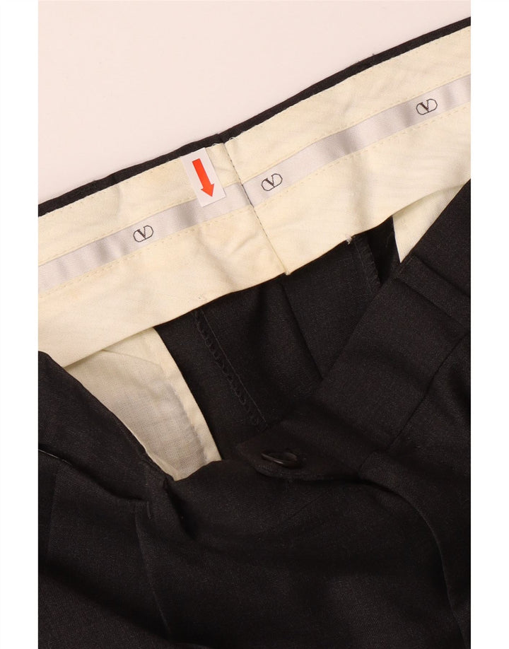 VALENTINO Herren zweireihiger 2-teiliger Anzug IT 50 Large W34 L30 Grau