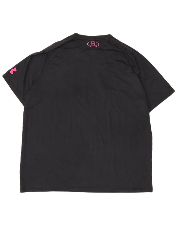 Under Armour Herren Superman Loose Fit Graphic T-Shirt Top XL Schwarz