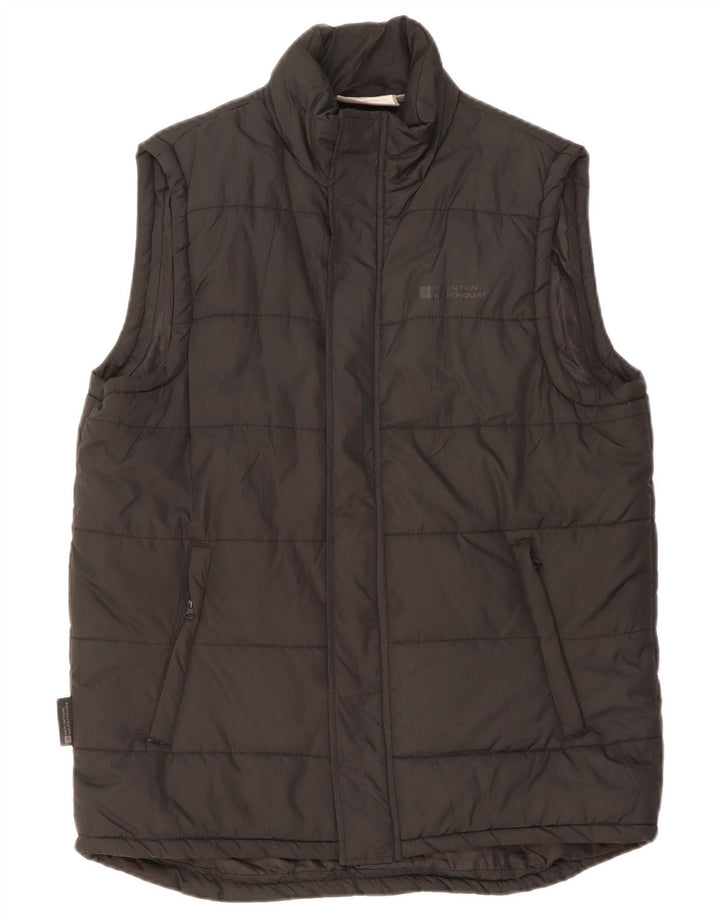 MOUNTAIN WAREHOUSE Herren Wattierte Weste UK 38 Medium Schwarz Polyester