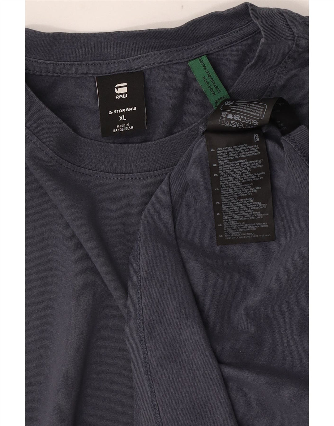 G-Star Herren T-Shirt Top XL Grau Baumwolle