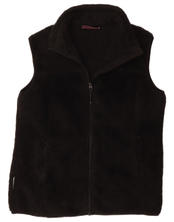 Mountain Warehouse Fleece-Weste für Damen, UK 16, Größe L, Schwarz, Polyester