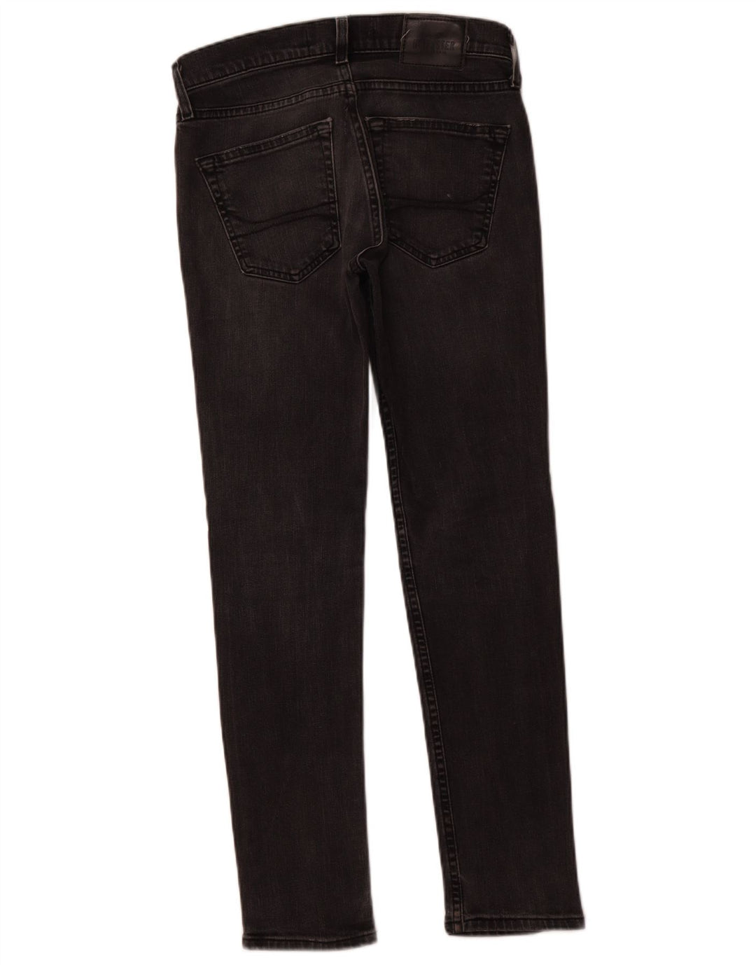 HOLLISTER Herren Skinny Jeans W28 L30 Schwarze Baumwolle