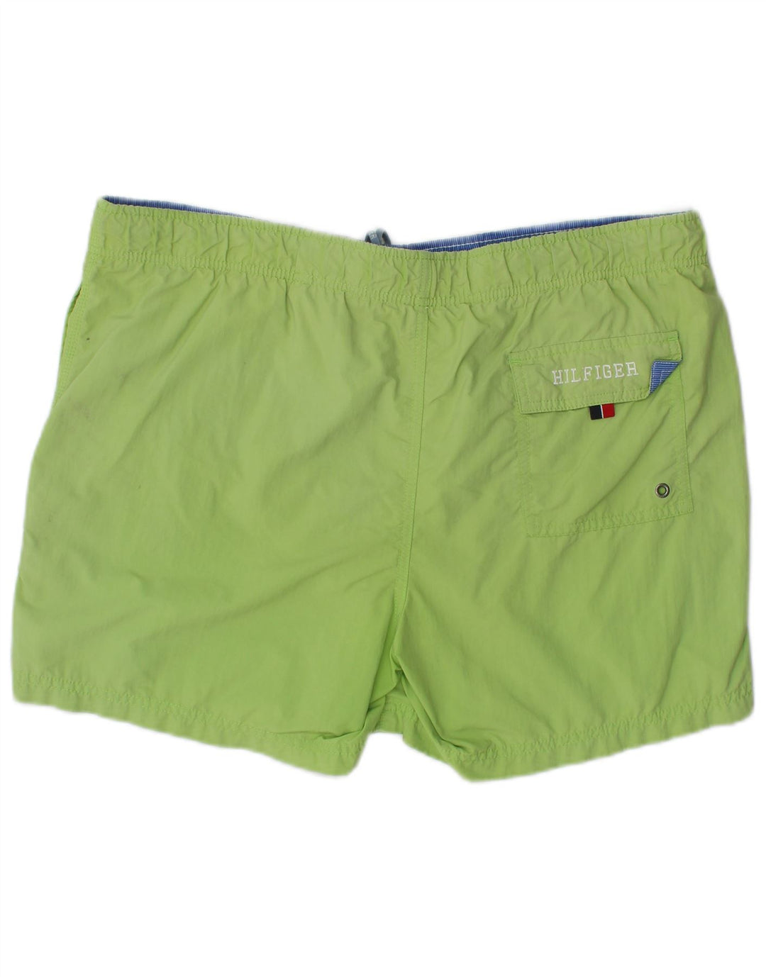 Tommy Hilfiger Herren-Badeshorts aus mittelgrünem Polyester