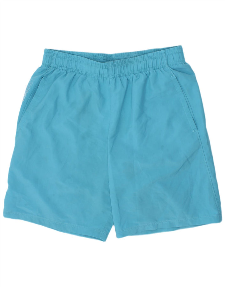 Under Armour Jungen-Sportshorts mit Grafik, 11–12 Jahre, groß, blaues Polyester
