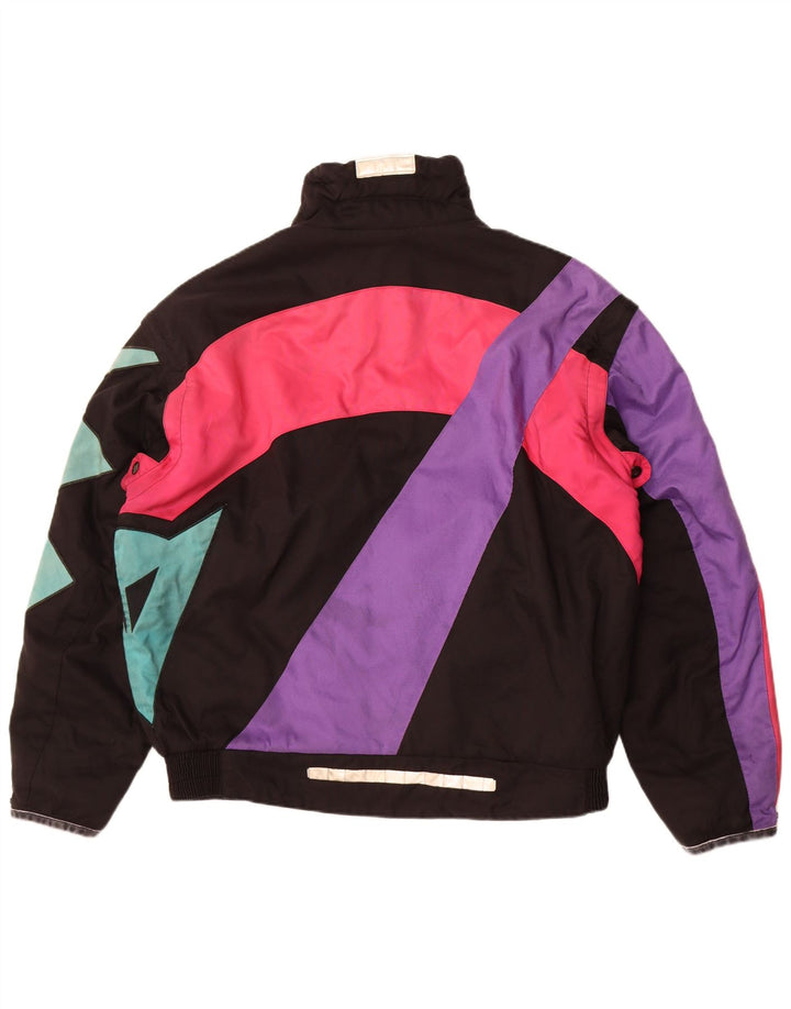 Dainese Herren-Bikerjacke mit Grafik, EU 60, 3XL, Schwarz, Farbblock