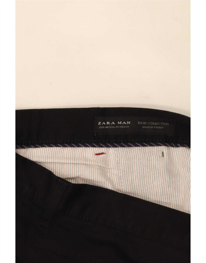 Zara Slim Chino-Hose für Herren, EU 40, M, B31, L27, Schwarz