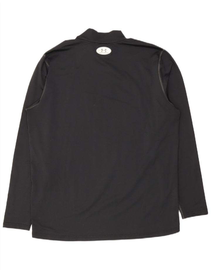 Under Armour Herren Cold Gear Top Langarm 2XL Schwarz