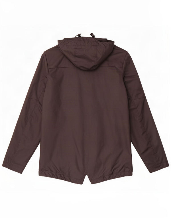 Nike Damen Storm-Fit Kapuzen-Regenjacke UK 12 Mittelschwarzes Polyester