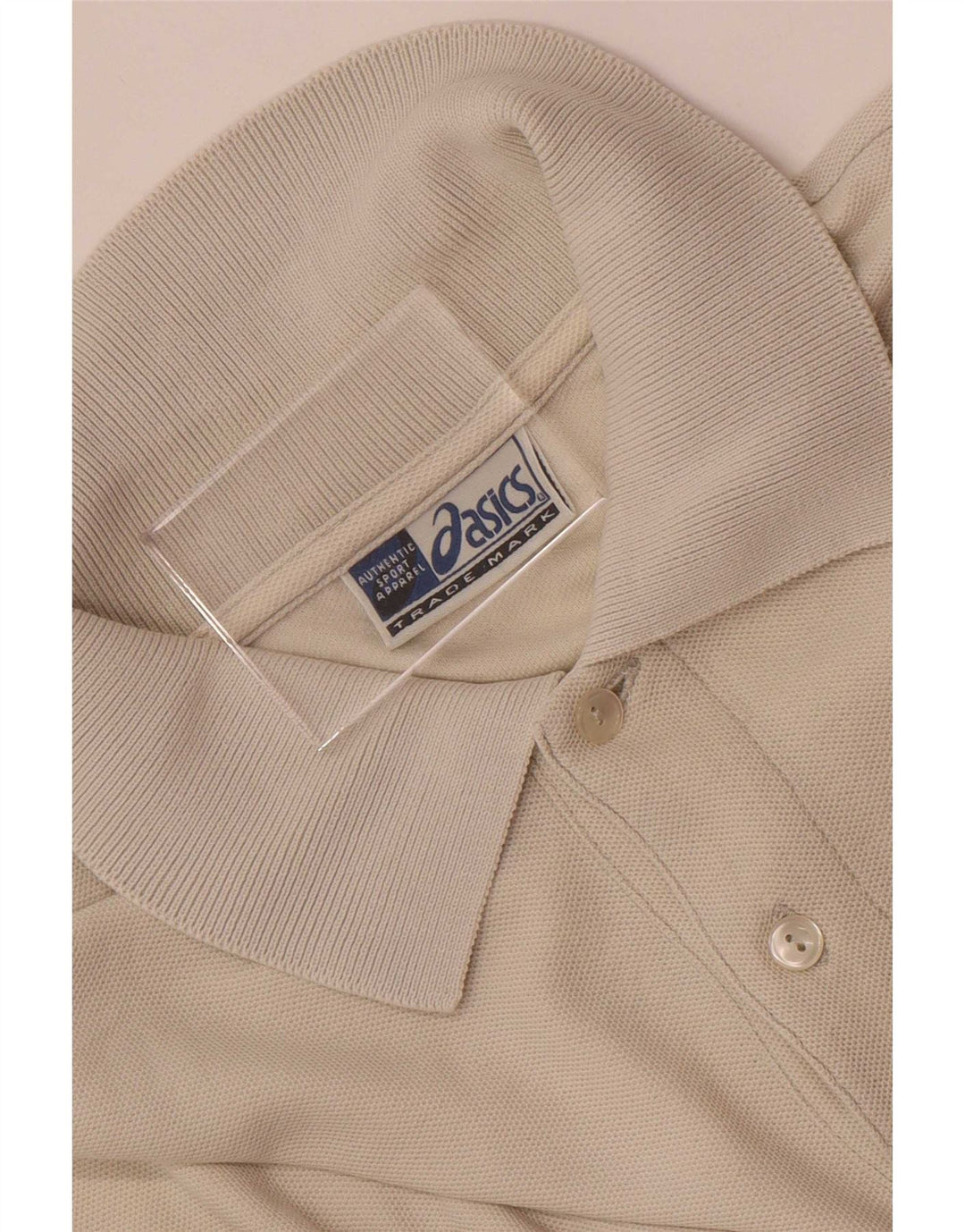 Asics Herren Poloshirt XL Beige