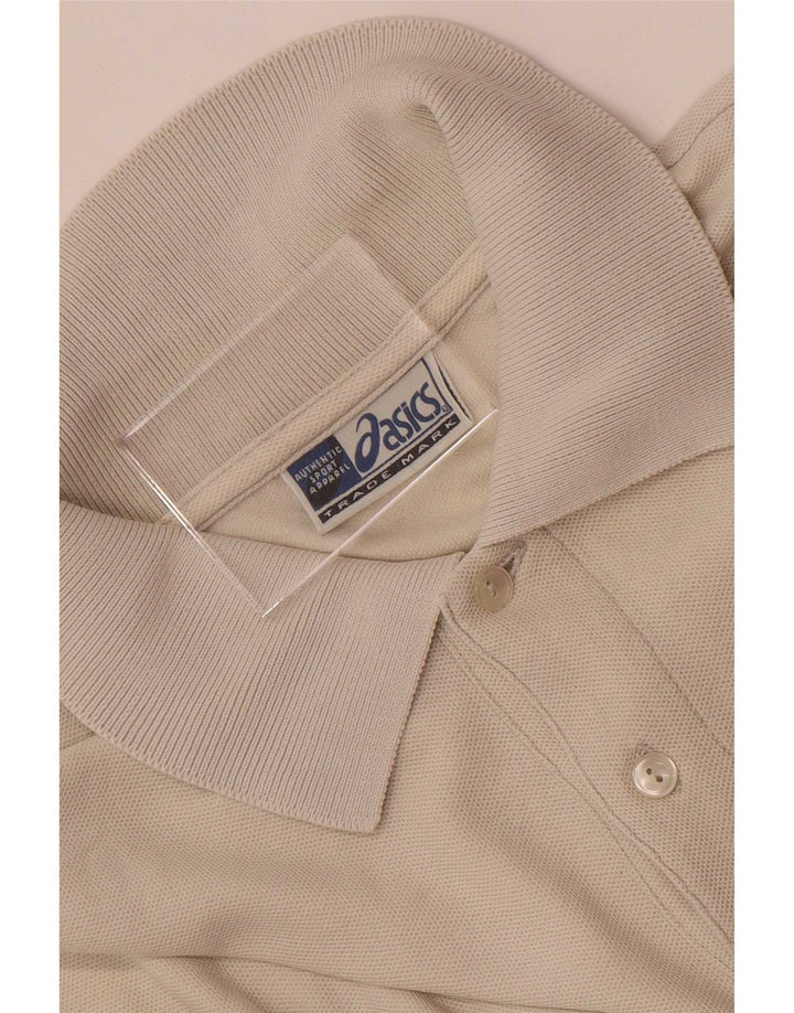 Asics Herren Poloshirt XL Beige
