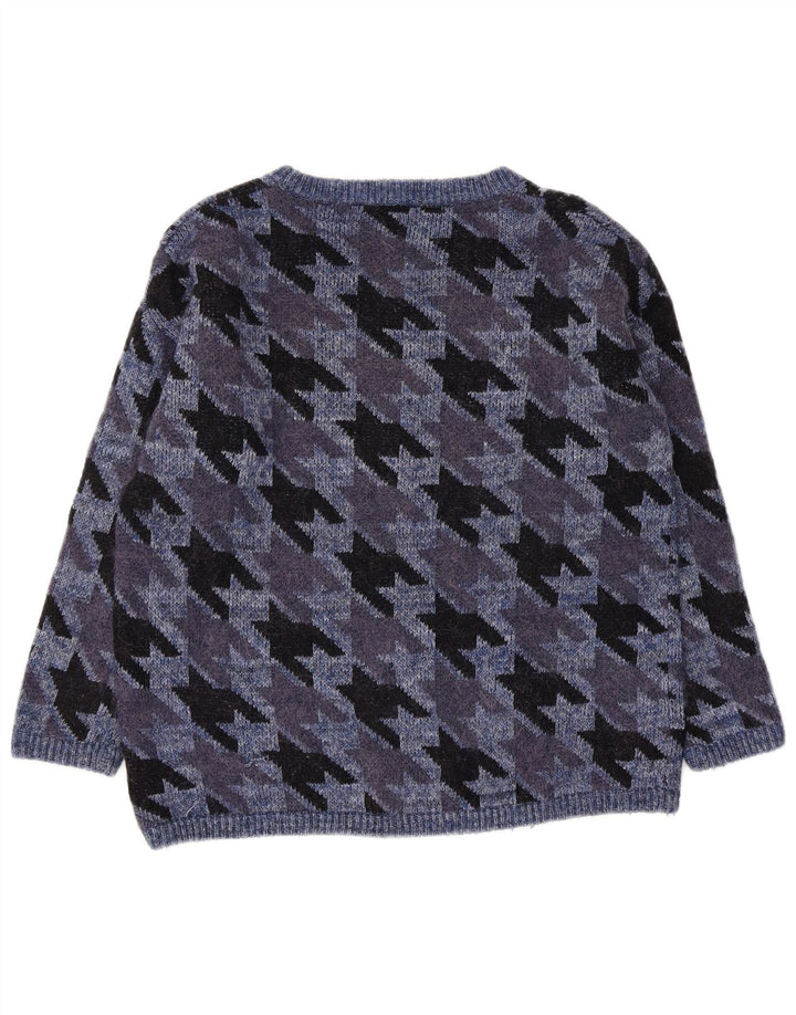 Armani Jeans Damen-Pullover mit U-Boot-Ausschnitt, EU 40, mittleres Marineblau