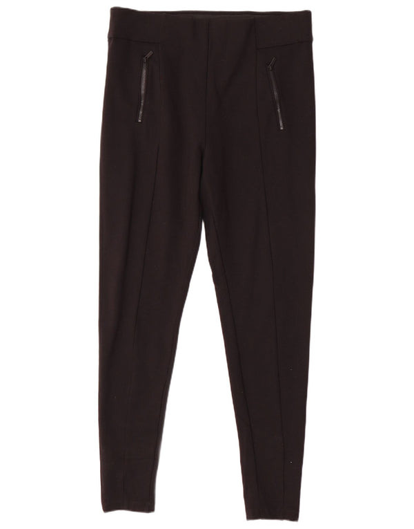 MARKS & SPENCER Damen Skinny Freizeithose UK 16 Large W34 L30 Schwarz