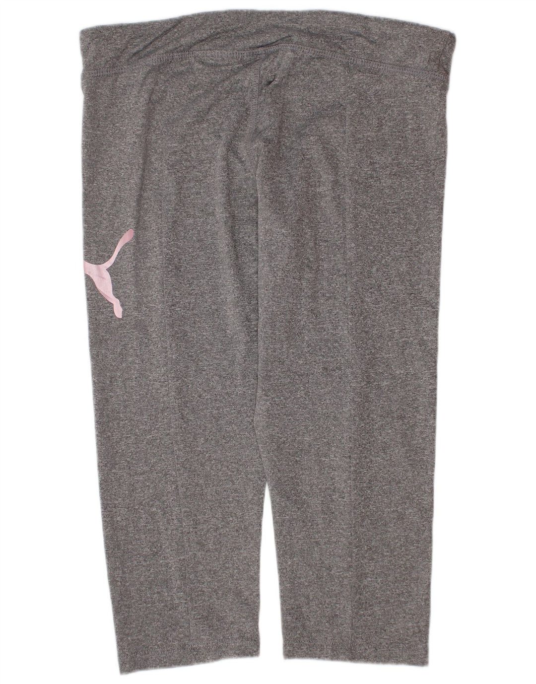 Puma Mädchen-Grafik-Leggings, 12–13 Jahre, groß, graues Polyester