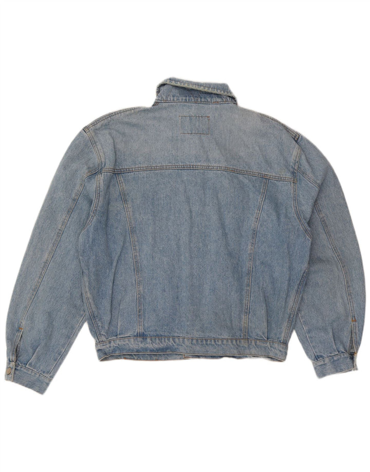 Vintage Herren Jeansjacke UK 40 Groß Blau