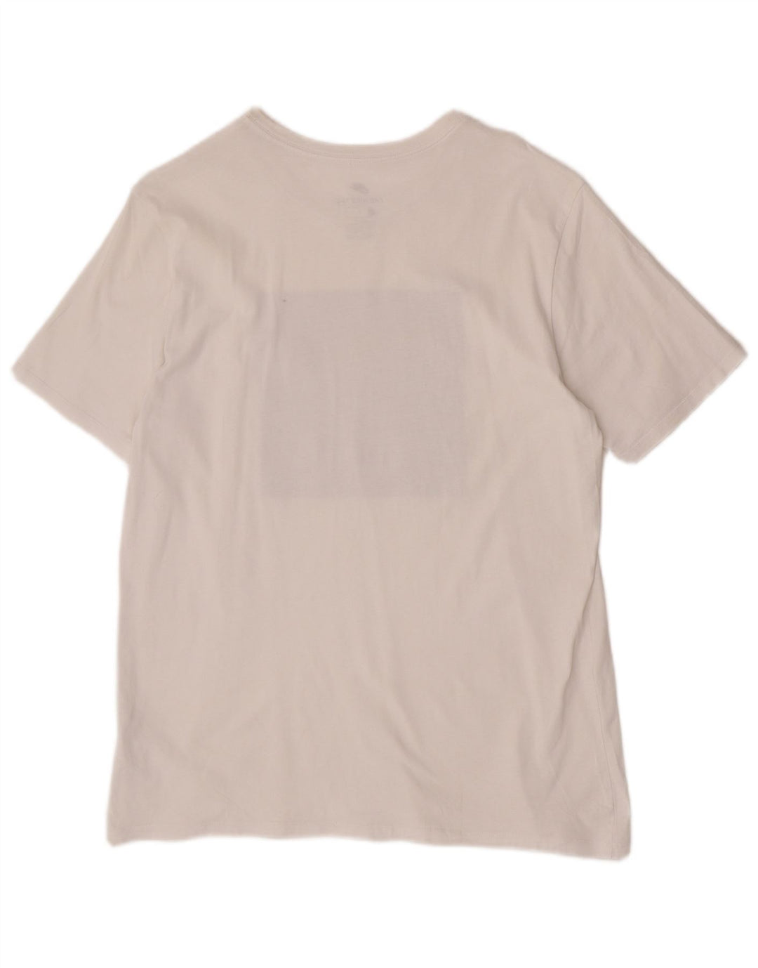 Nike Herren-T-Shirt mit sportlichem Schnitt und Grafik, Größe L, aus weißer Baumwolle