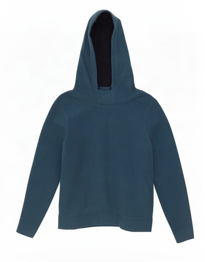 Weird Fish Damen-Fleecepullover mit Kapuze, UK 14, Größe L, Blau, Polyester