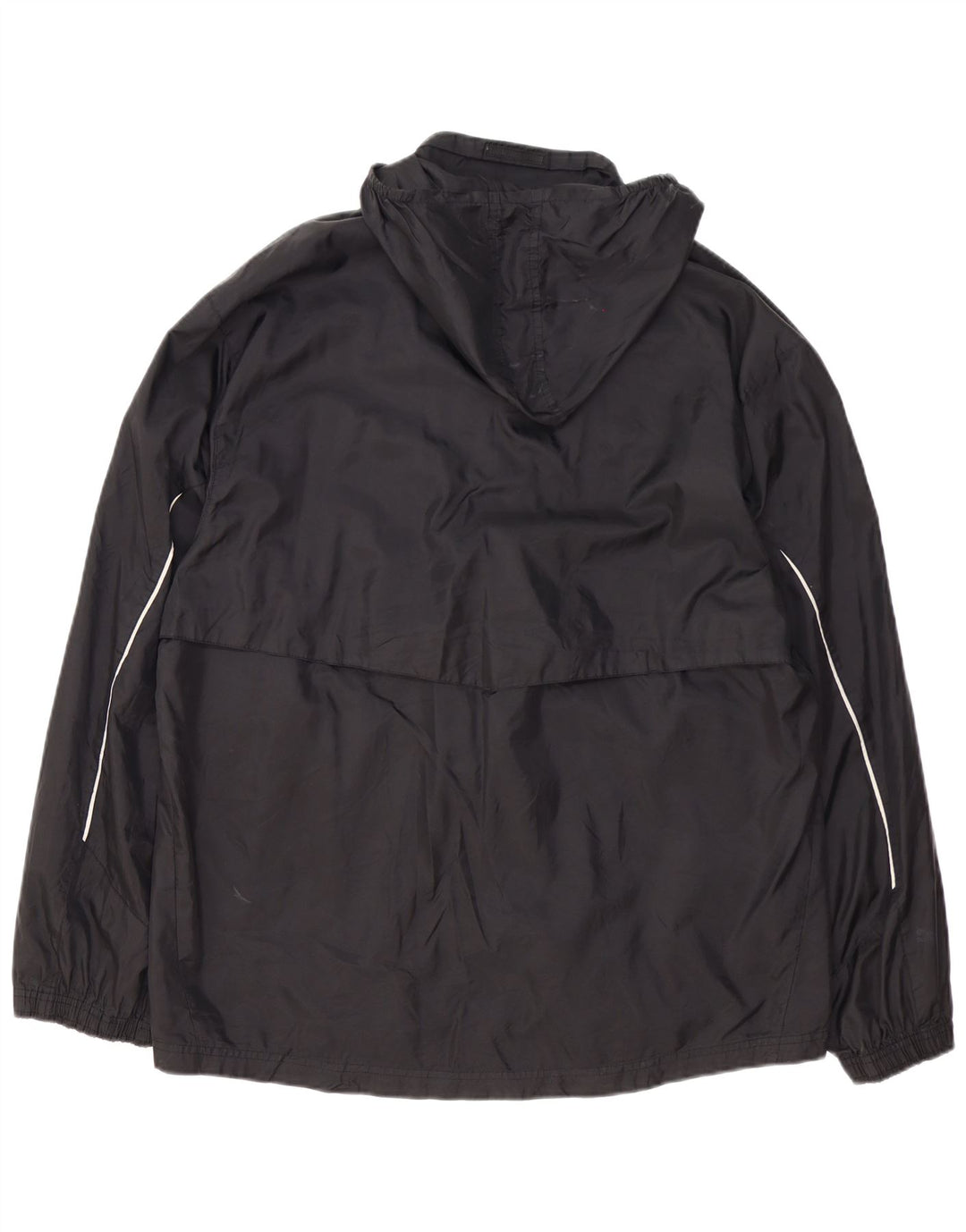 PUMA Herren-Regenjacke mit Kapuze, UK 42, Größe L, Schwarz, Colourblock-Polyamid