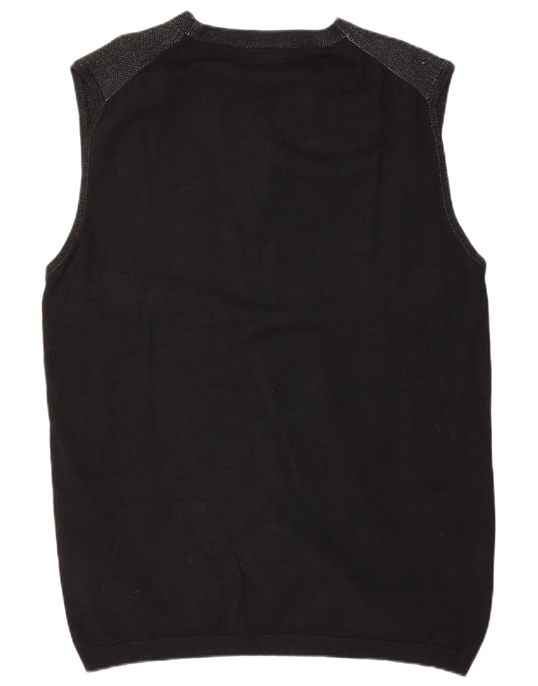 Datch Herren-Cardigan, ärmellos, 3XL, schwarze Viskose